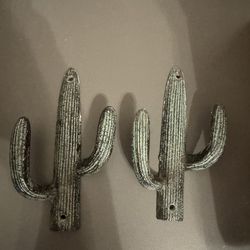 cactus cast iron wall hook
