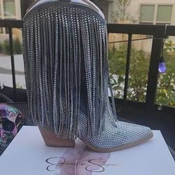 💎Jessica Simpson Fringe Boots💎
