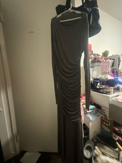 Grey dress elegant