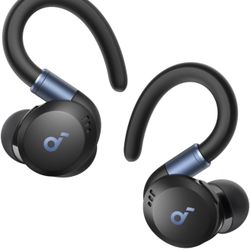 Soundcore Sport X20 by Anker, True-Wireless Workout Earbuds, Rotatable and Extendable Ear Hooks, Noise Cancelling, Deep Bass, IP68 Waterproof, Sweatpr
