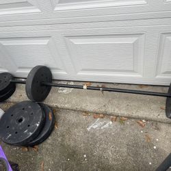 🔥💥👌Pesas Y Barra 