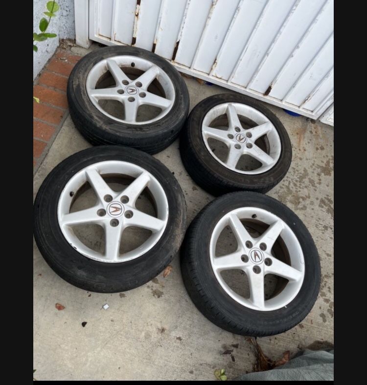 4 X 205/55r16 5x4.5 5x114.3 Stock Rsx Sentra Accord Civic Camry Mustang rims Wheels Tires!!