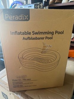 Inflatable swimming pool