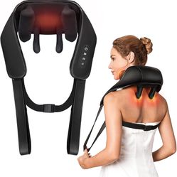 New Rechargeable Neck Shoulder  Massager W Heat