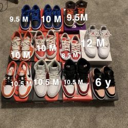 Jordan 1s, Dunks, Jordan 4