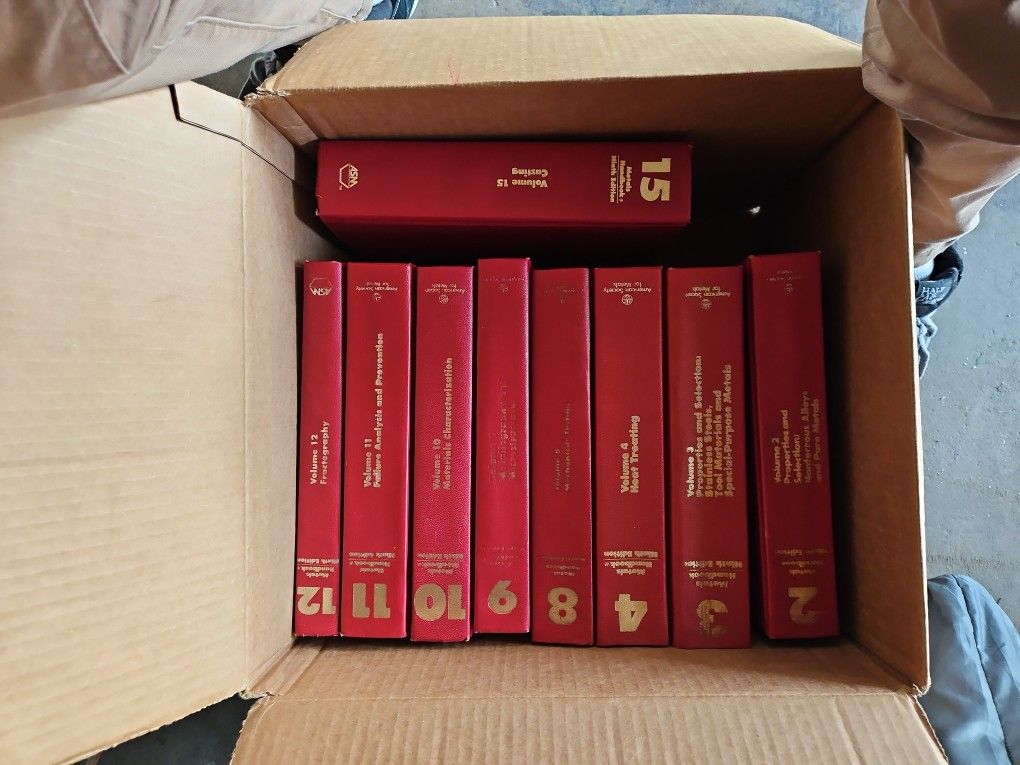 ASM Metals Handbook, 9th Ed., Partial Set