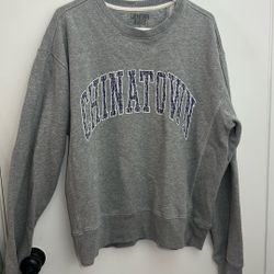 Chinatown Grey Sweatshirt