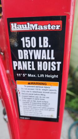 Drywall panel hoist 150 lbs.