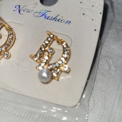 New D Earrings