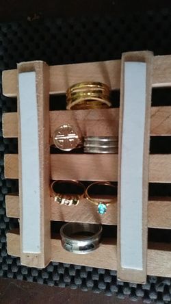 BEST OFFER! Jewelry - rings - includes a blue topaz for slim fingers!