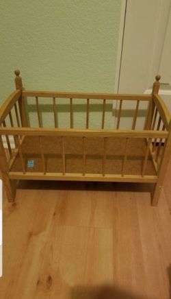 Wood Crip for American girl doll or Our generation doll