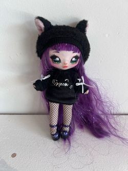 Surprise Doll Purple Hair Cat