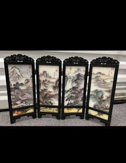 Asian Room Divider Artwork 