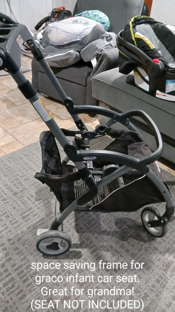 Infant Car Seat Frame. Space Saver