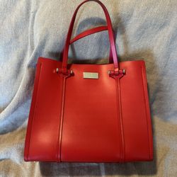 Red #KateSpade Small tote purse