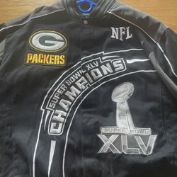 Green Bay Packers Super Bowl Jacket. XL