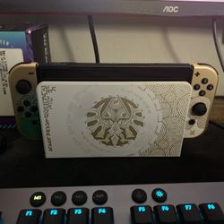 Totk Switch With Box And Accessories 