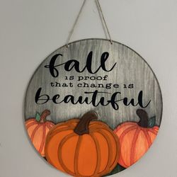 Fall Door Sign 