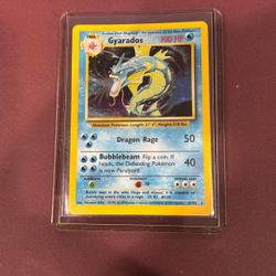 1999 POKEMON GAME 6 GYARADOS-HOLO BASE SET 1(contact info removed)