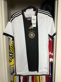 New! Adidas Deutscher Fussball-Bund Germany Soccer Jersey Men’s Size Medium