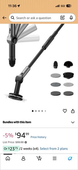 New • HOTO Flexi Cordless Electric Spin Scrubber