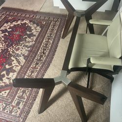 Beautiful glass/wood table