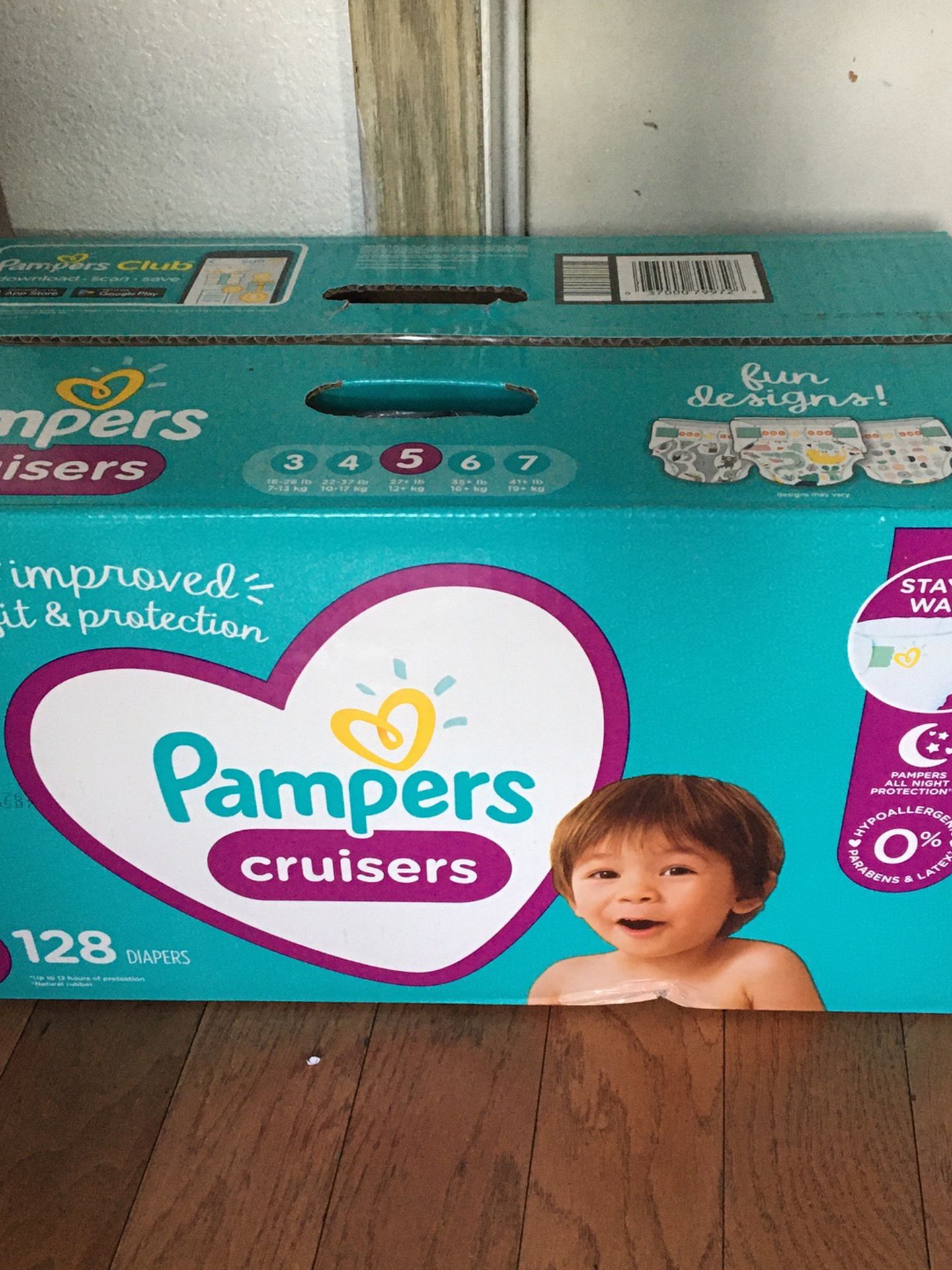 Pampers Cruisers SIZE 5 128 pañales