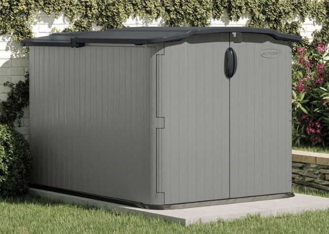 Glide top 5 ft. × 7 ft. Plastic Resin Storage Shed