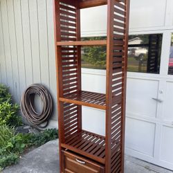 Ventilated Wood Closet Tower