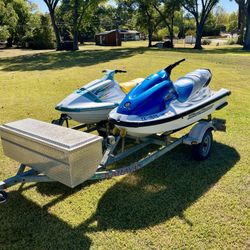 2 - Waverunners and trailer