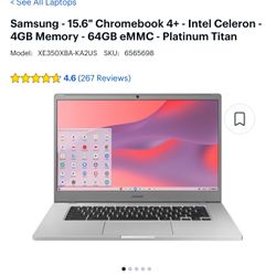 💻 Samsung Chromebook BRAND NEW