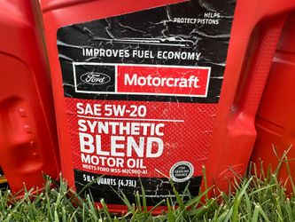 Synthetic blend 5/20 motor oil