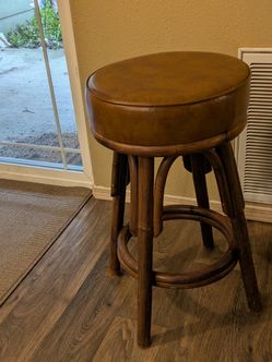 Faux leather Stool