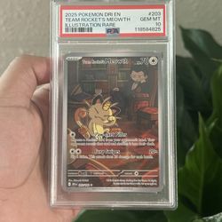 Team Rockets Meowth 203/182 Destined Rivals PSA 10