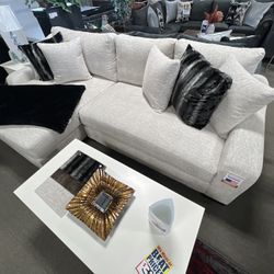 Beige Sofa Chaise $2399✨ Easy Purchase Available ✅