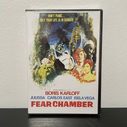 Fear Chamber DVD Movie NEW SEALED Horror Boris Karloff 60s Retro Unrated 1968