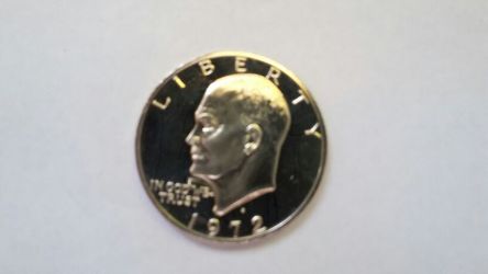 One dollar 1972 100% silver