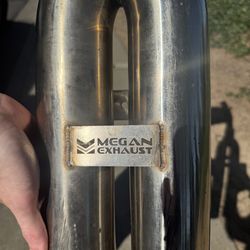 Megan racing dual 3 blast pipes