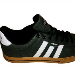 Adidas Daily 3.0 Skate Shoes Sneakers Mens Size 13 Black White Gum Skateboard