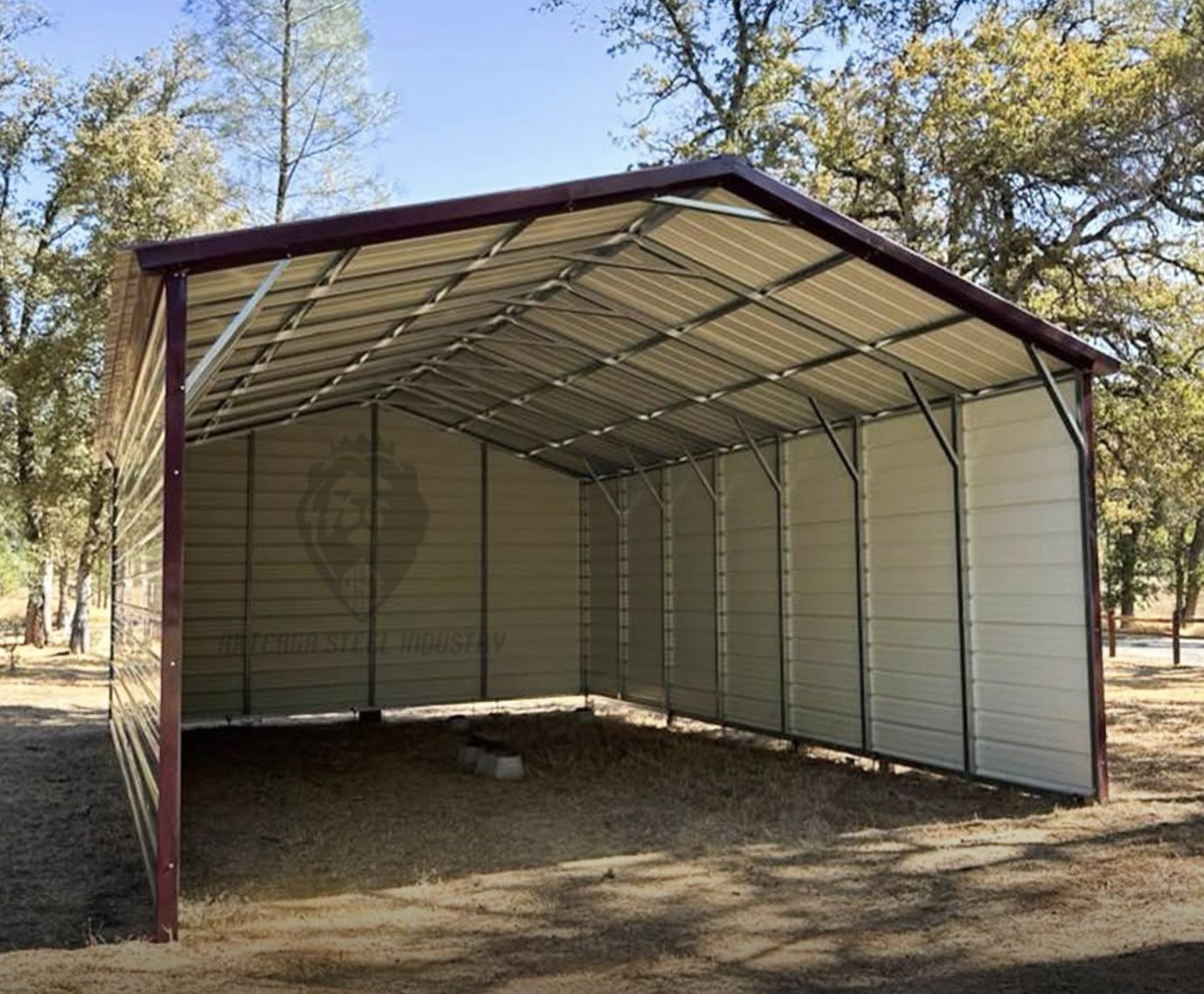 Vertical Roof , 3 Sides Closed