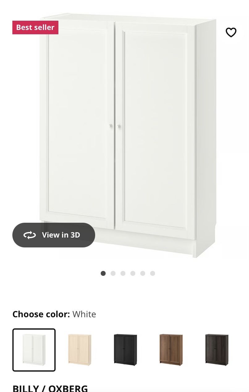IKEA Billy Bookcases With Doors