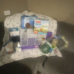 Hamster Cage And Iteams