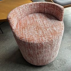 OFS Boost Round Ottoman With Small Back