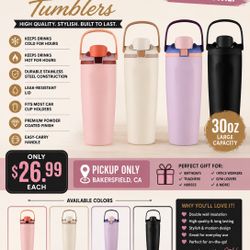 30oz Premium Insulated Tumblers