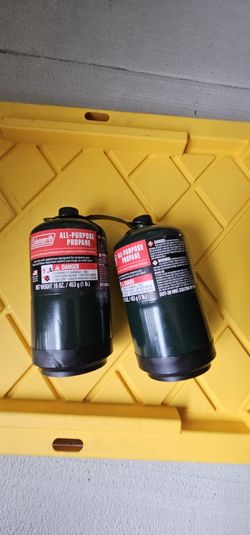 Coleman 1 lb All-Purpose Propane Tanks (2-Pack) – Brand New, Sealed!