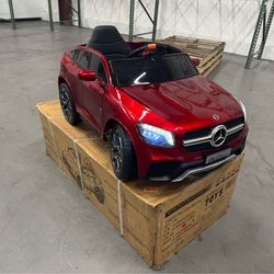 Ride on toy kids electric car Mercedes Benz GLC coupe with remote control