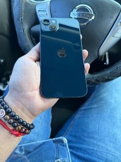 Unlocked iPhone 14 max navy blue like new