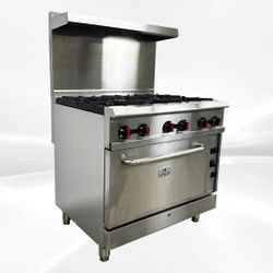 36 ins 6b NSF oven ranges HFSO-36