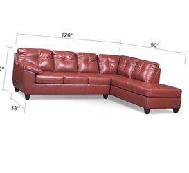 Red brand new sectional! Other couch and love seat saves here