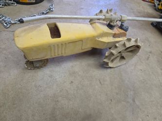 Vintage sprinkler tractor